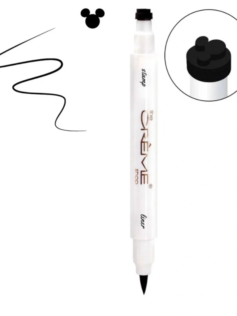 The Crème Shop x Disney Dual-Ended Eyeliner & Mickey Freckle Stamp -